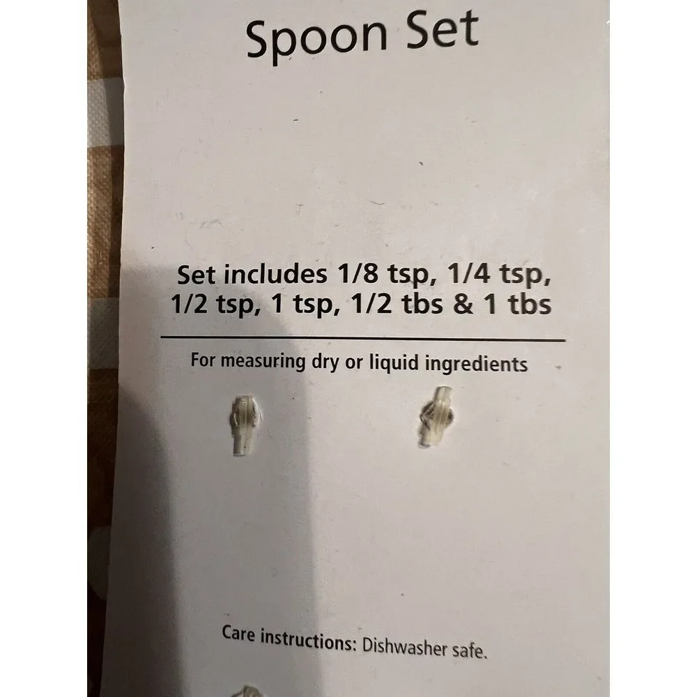 Mainstays  6 Piece‎ Measuring Spoons